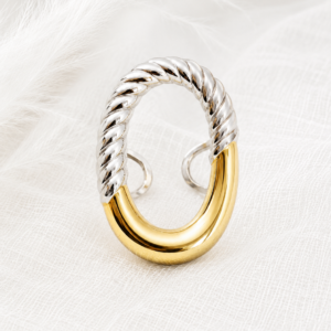 Twisted Harmony Ring | Stainless Steel | MERAIS