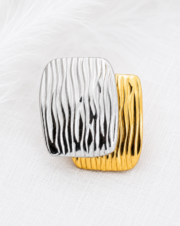 Dual Essence Ring | Stainless Steel | Two Tone | MERAIS