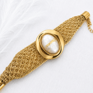 Bianca Mesh Bracelet | Stainless Steel | MERAIS