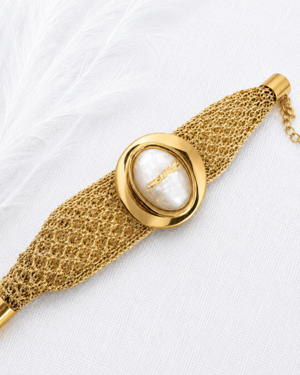 Bianca Mesh Bracelet | Stainless Steel | MERAIS