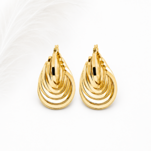 Cascade Hoops Earrings | Stainless Steel | MERAIS